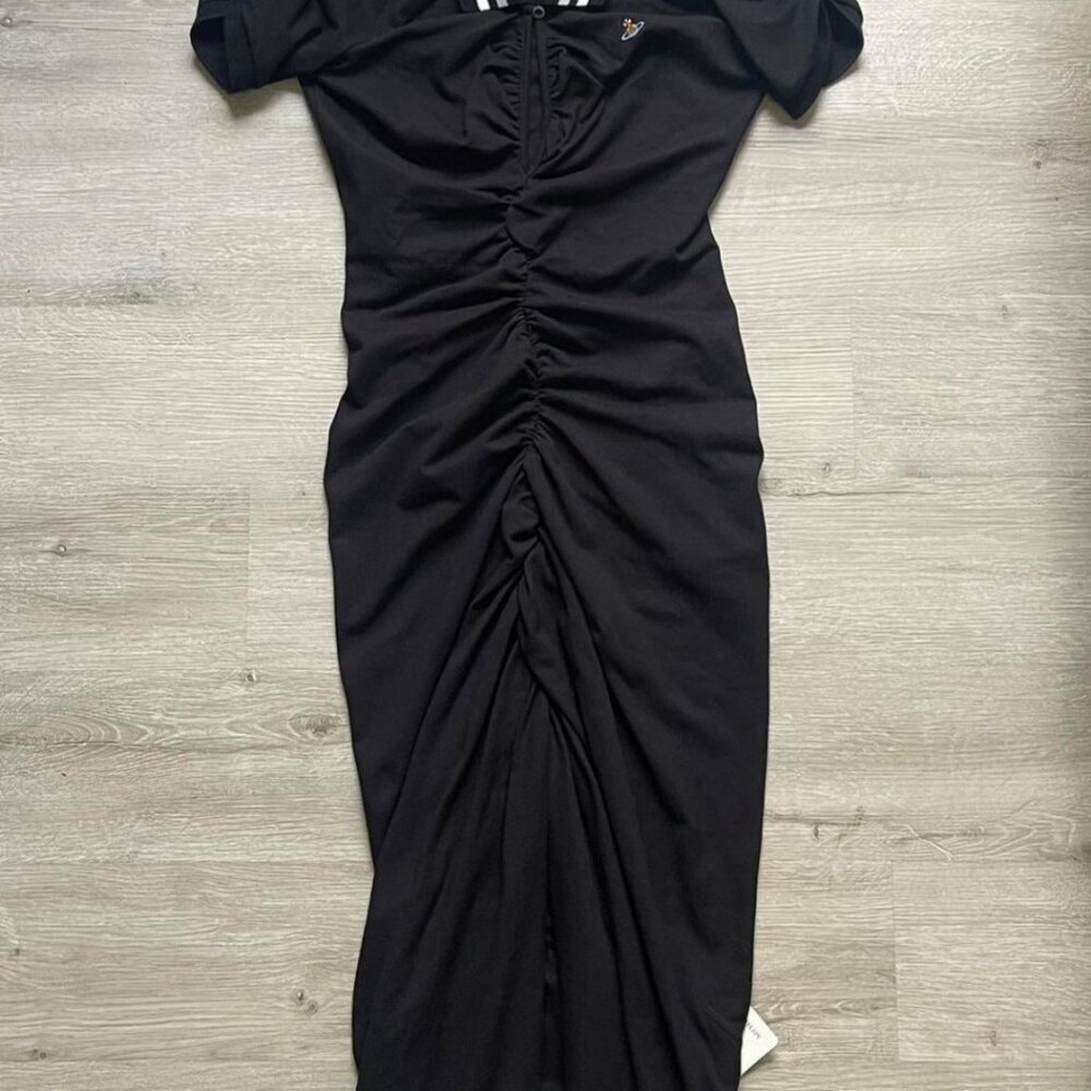 Vivienne Westwood Pulling Orb Cotton Polo Dress - Picture 3 of 4